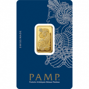 10g Pamp 999.9 Fine Gold Bar Minted