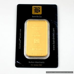 999.9 50g Baird & Co Gold Bar