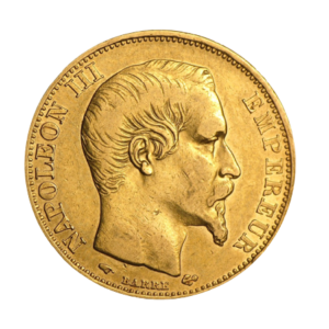 20 French Francs Napoléon III Real Gold Coin