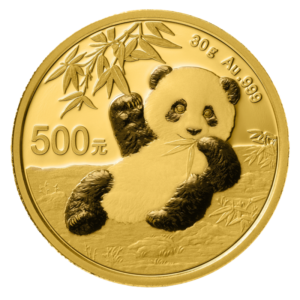 30 Gram Chinese Gold Panda Coin 999.9 (Mixed Years)