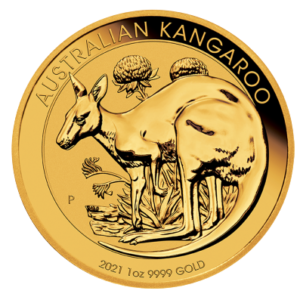 1oz Australian Kangaroo Fine Gold Coin Mixed Years