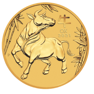 1/2oz Lunar III Ox Fine Gold Coin