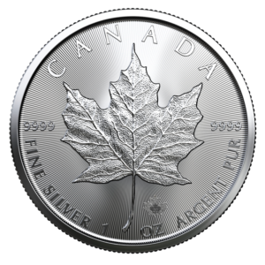 1oz Silver Maple Leaf Coin Mixed Years