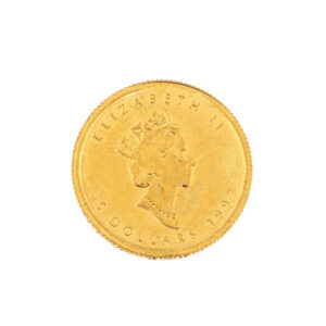 1/10 Oz Canadian Gold Maple Leaf Coin 1992