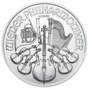 1 oz Austrian Silver Philharmonic Coin (Mixed Years)