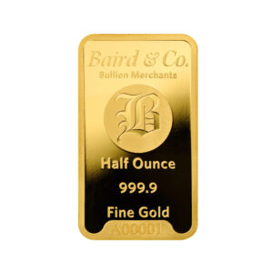 1/2oz Gold Minted Bar Baird & Co